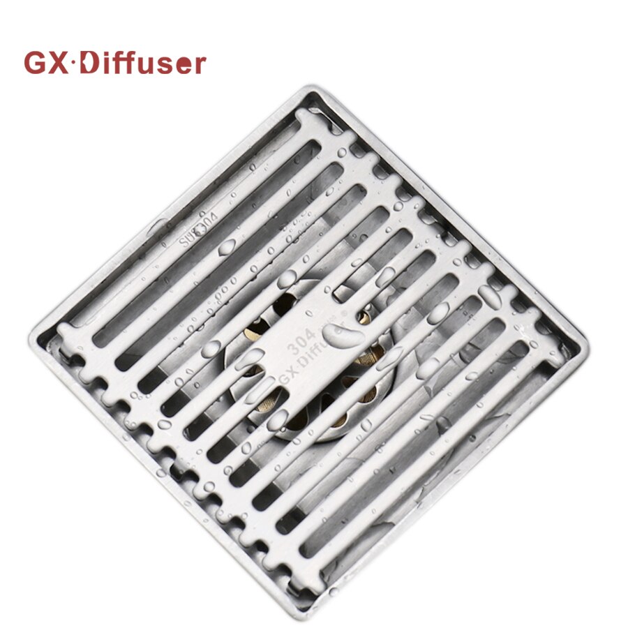 GX      θ  η ƿ SUS304     /GX Diffuser Bathroom Shower Drains Stainer Stainless Steel SUS304 Linear Floor Drain Gr
